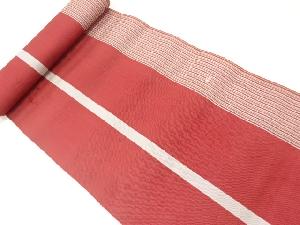 アンティーク　縞模様織出し帯地反物